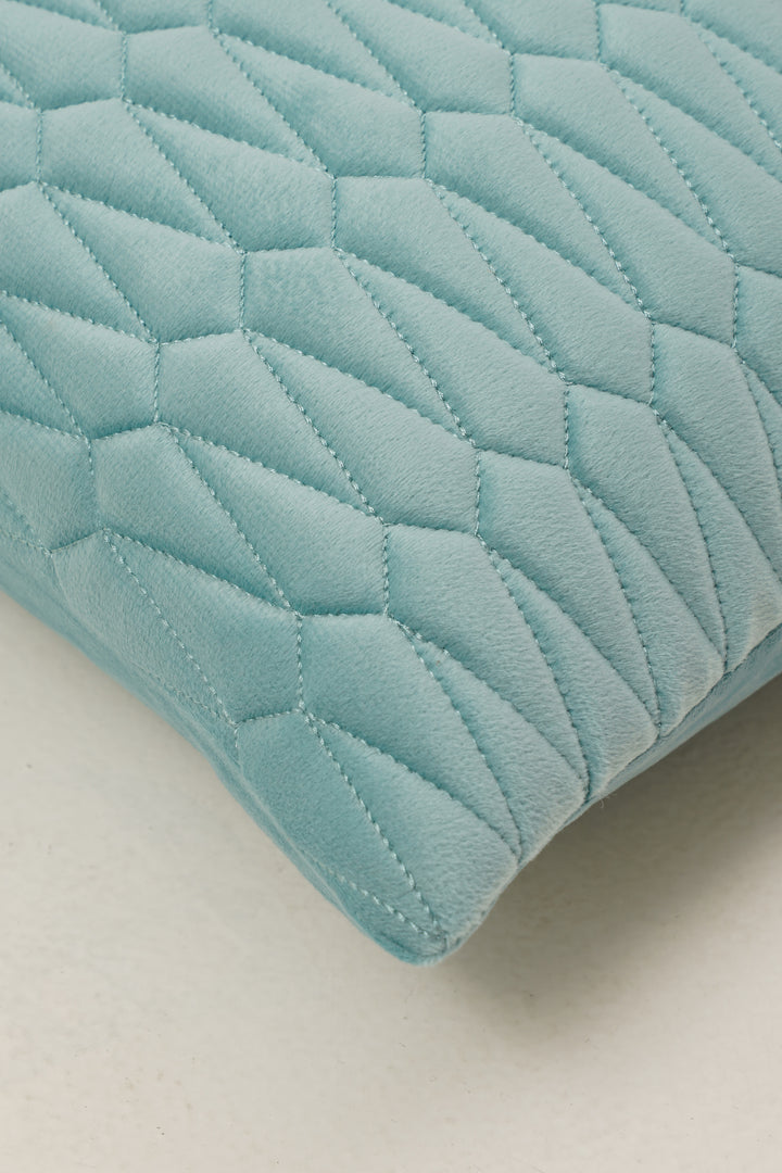 Sapphire Cushion Cover 16 x 16. Set of 2 (Aqua)