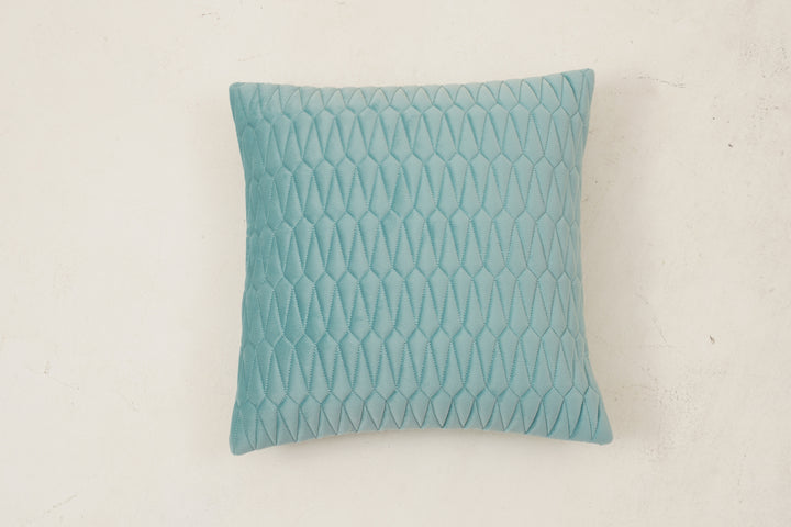 Sapphire Cushion Cover 16 x 16. Set of 2 (Aqua)