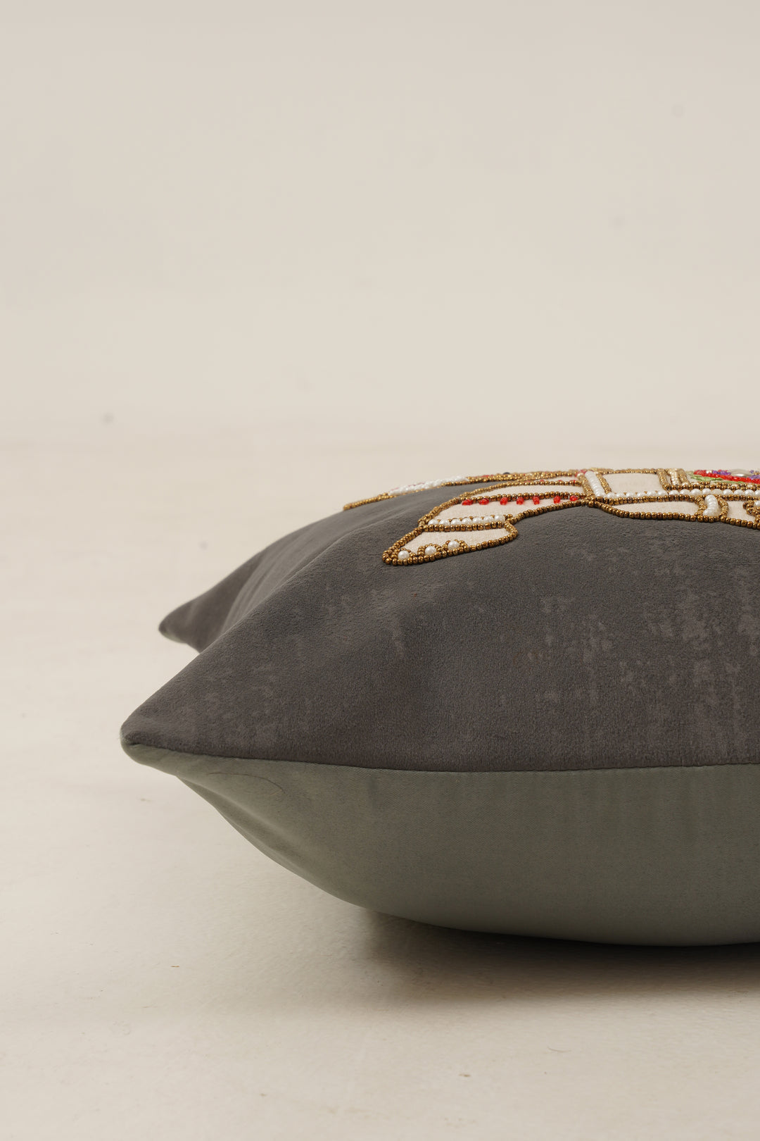 Elephant Cushion Cover  16 x 16 (Grey)