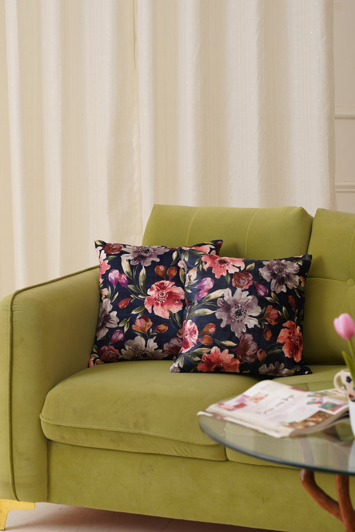 Bloom Floral Cushion Cover 16 x 16 inch
