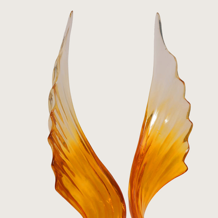 Angel Wings Figurine Showpiece - Amber