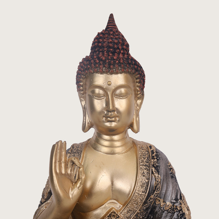 Serenity Lotus Buddha  - Medium