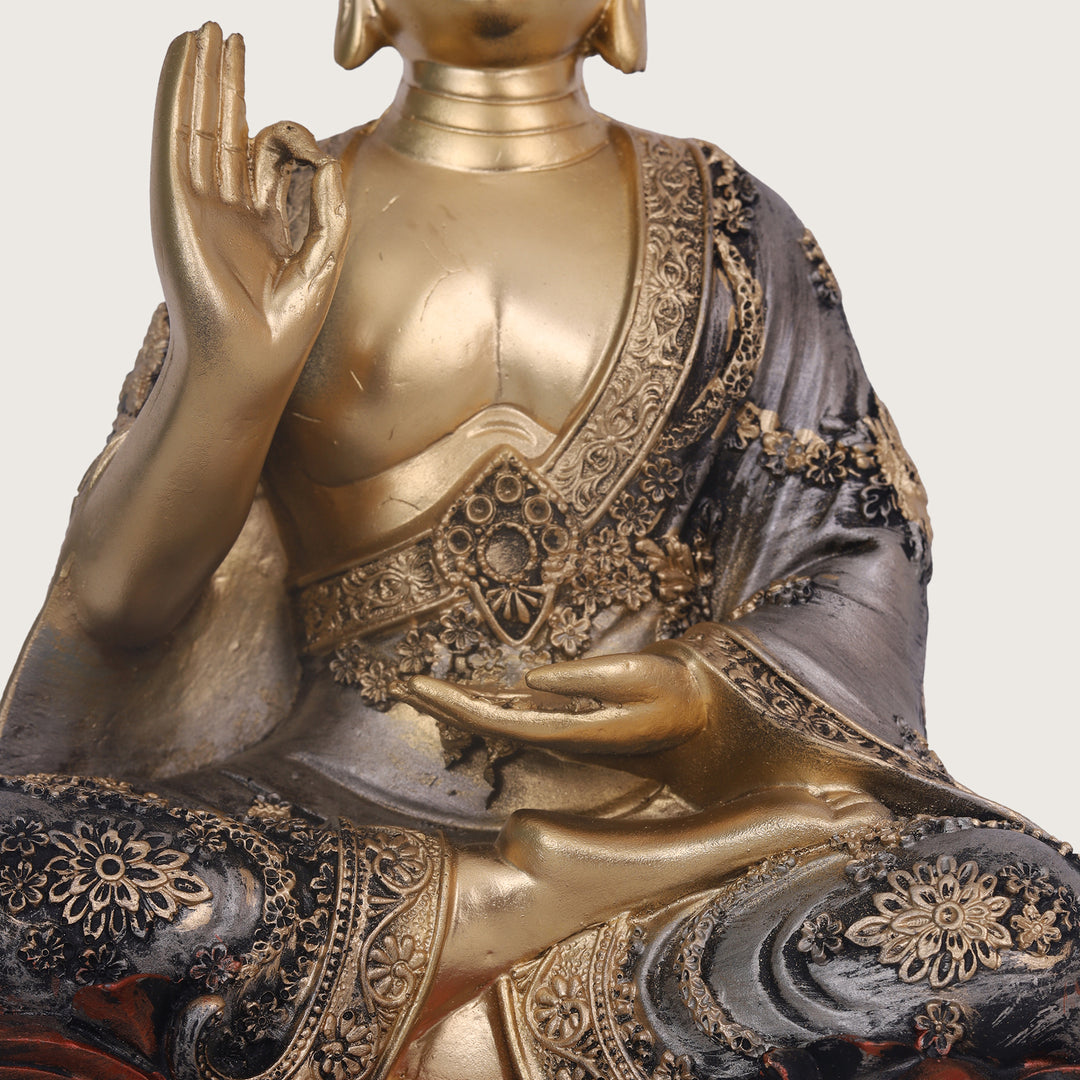 Serenity Lotus Buddha  - Medium