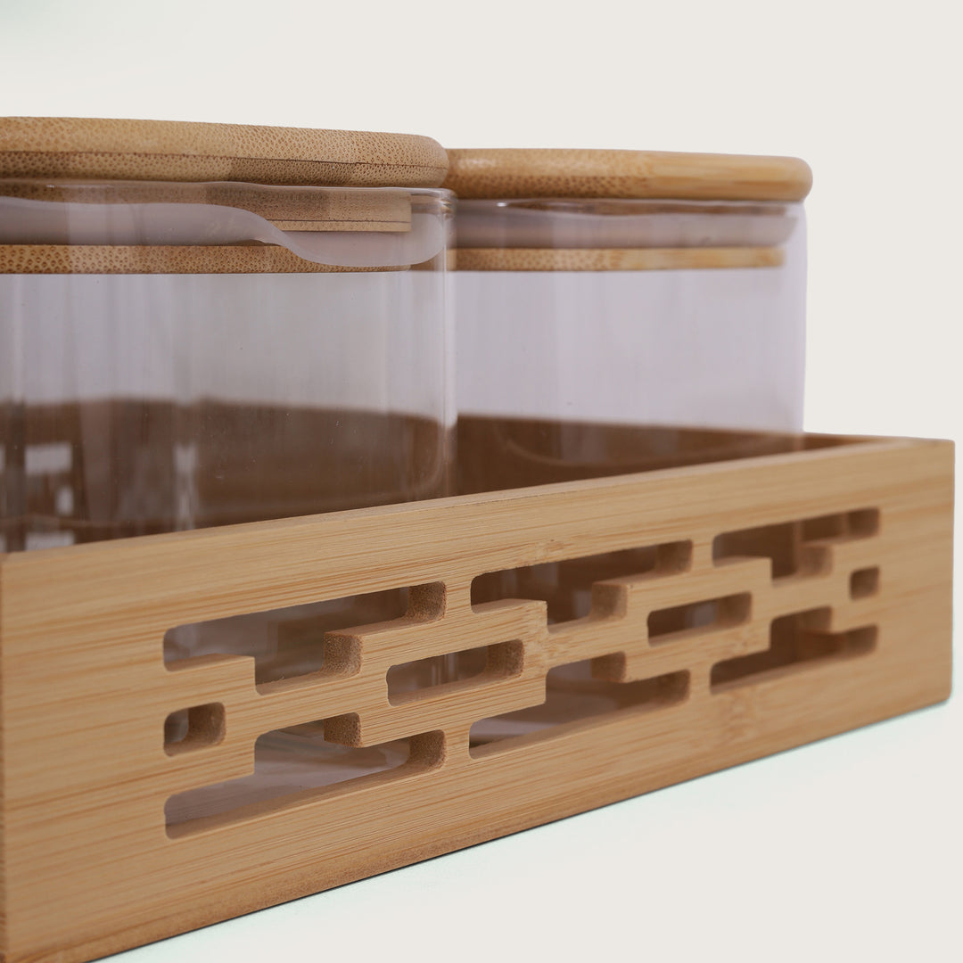 Airtight Webbed Jar Containers | Set of 4
