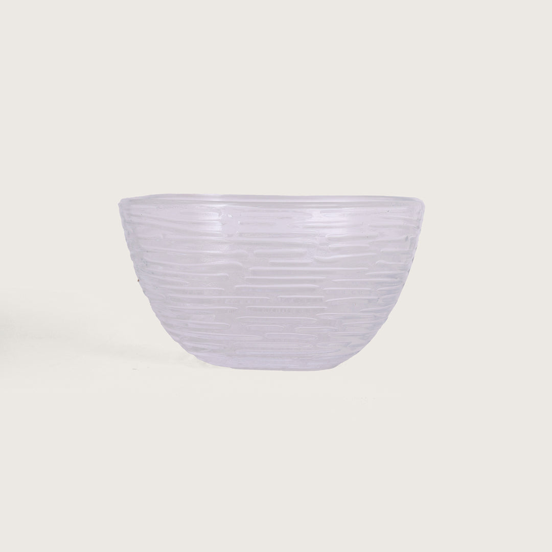 Frosted Texture Glass Bowl - Set of 6