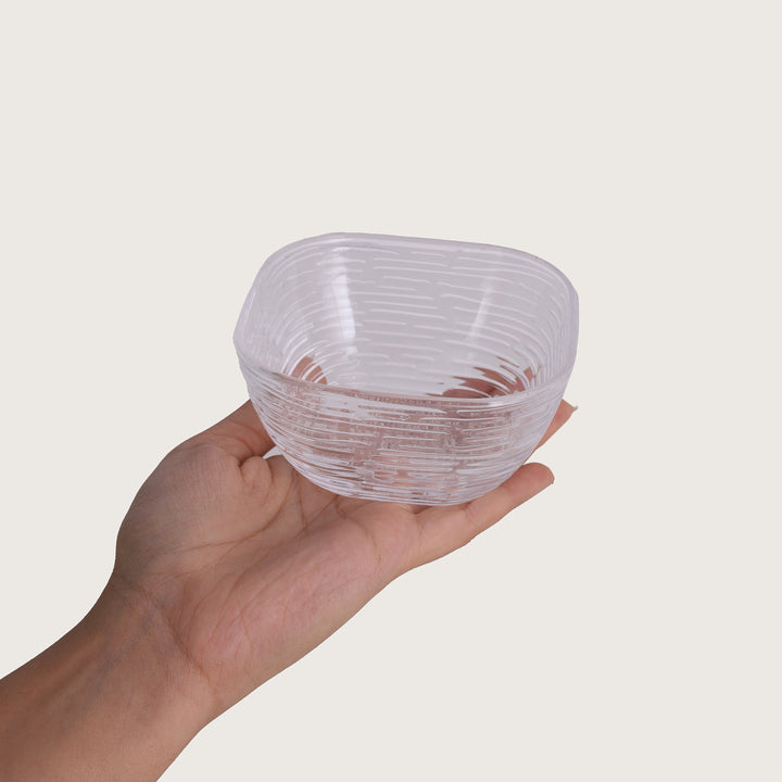 Frosted Texture Glass Bowl - Set of 6