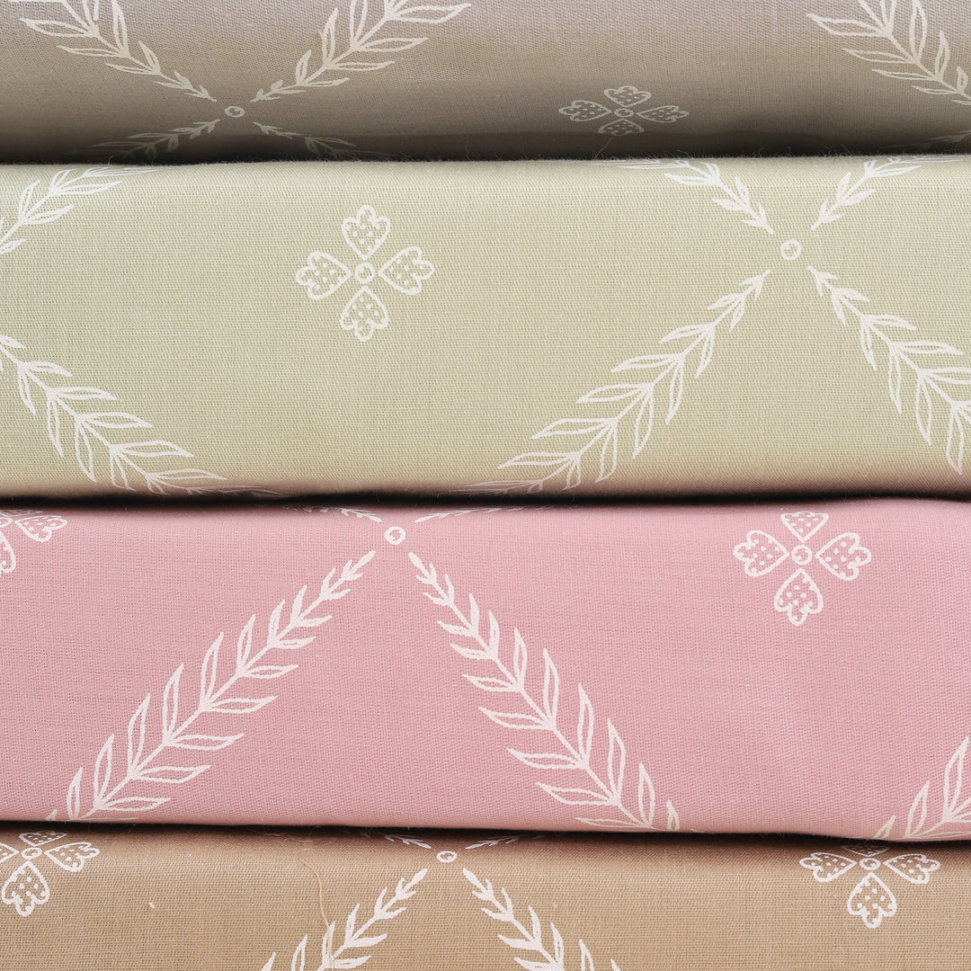 Vogue Double Bedsheet (108x108) with 2mPillow Cover