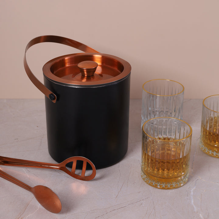 ICE Bucket with Tong - Rose Gold