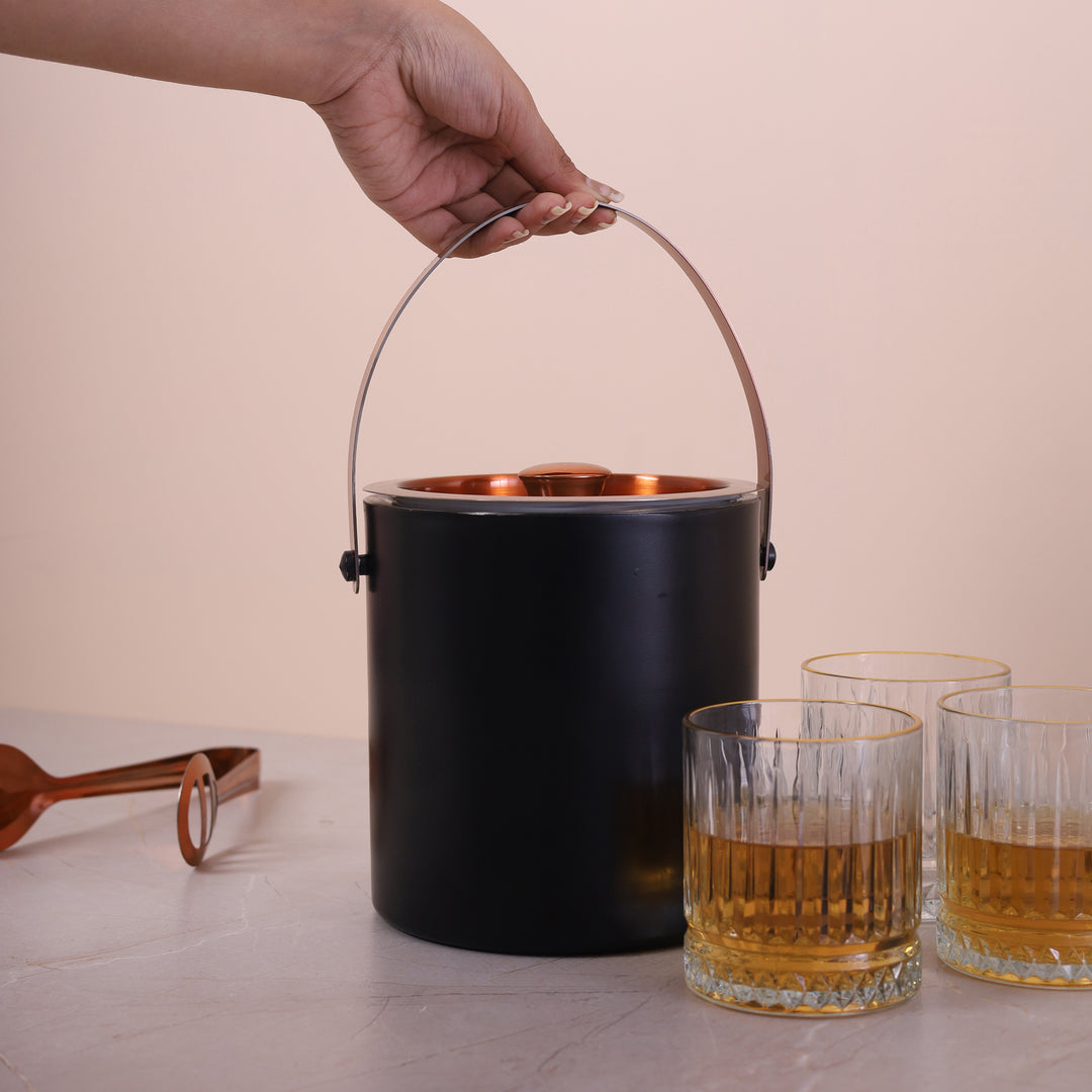 ICE Bucket with Tong - Rose Gold