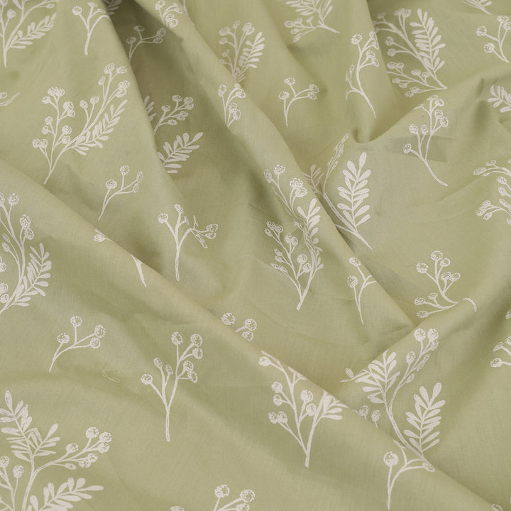 Vogue Leaves Double Bedsheet (108x108) with 2 Pillow Covers