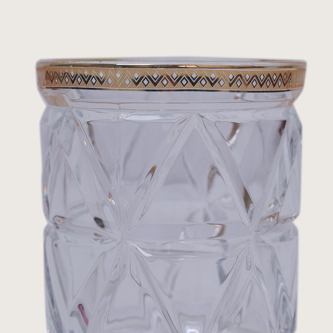 Diamond Edge Glasses - Set of 6