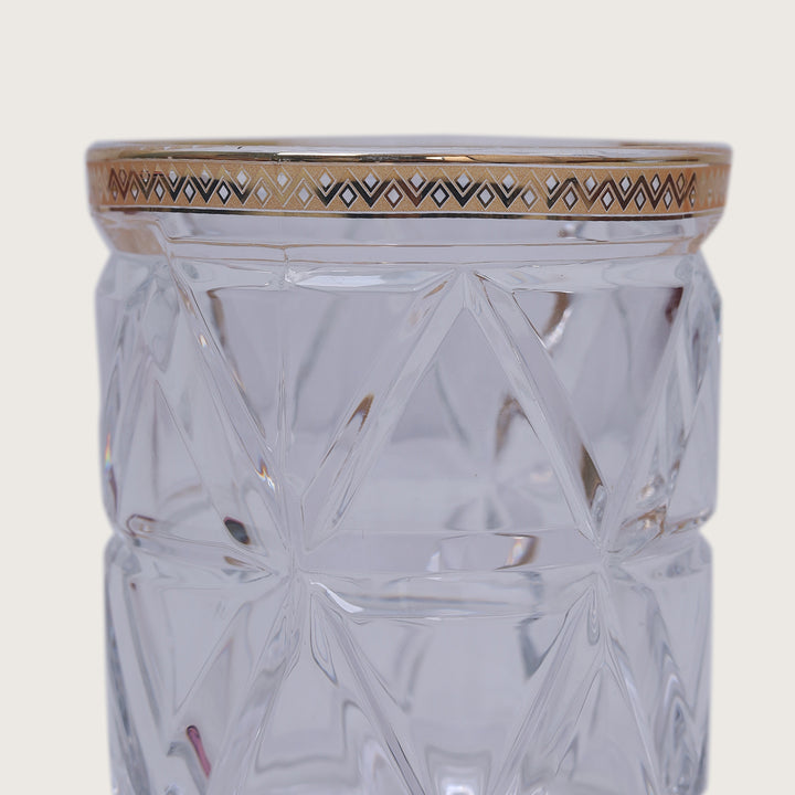 Diamond Edge Glasses - Set of 6
