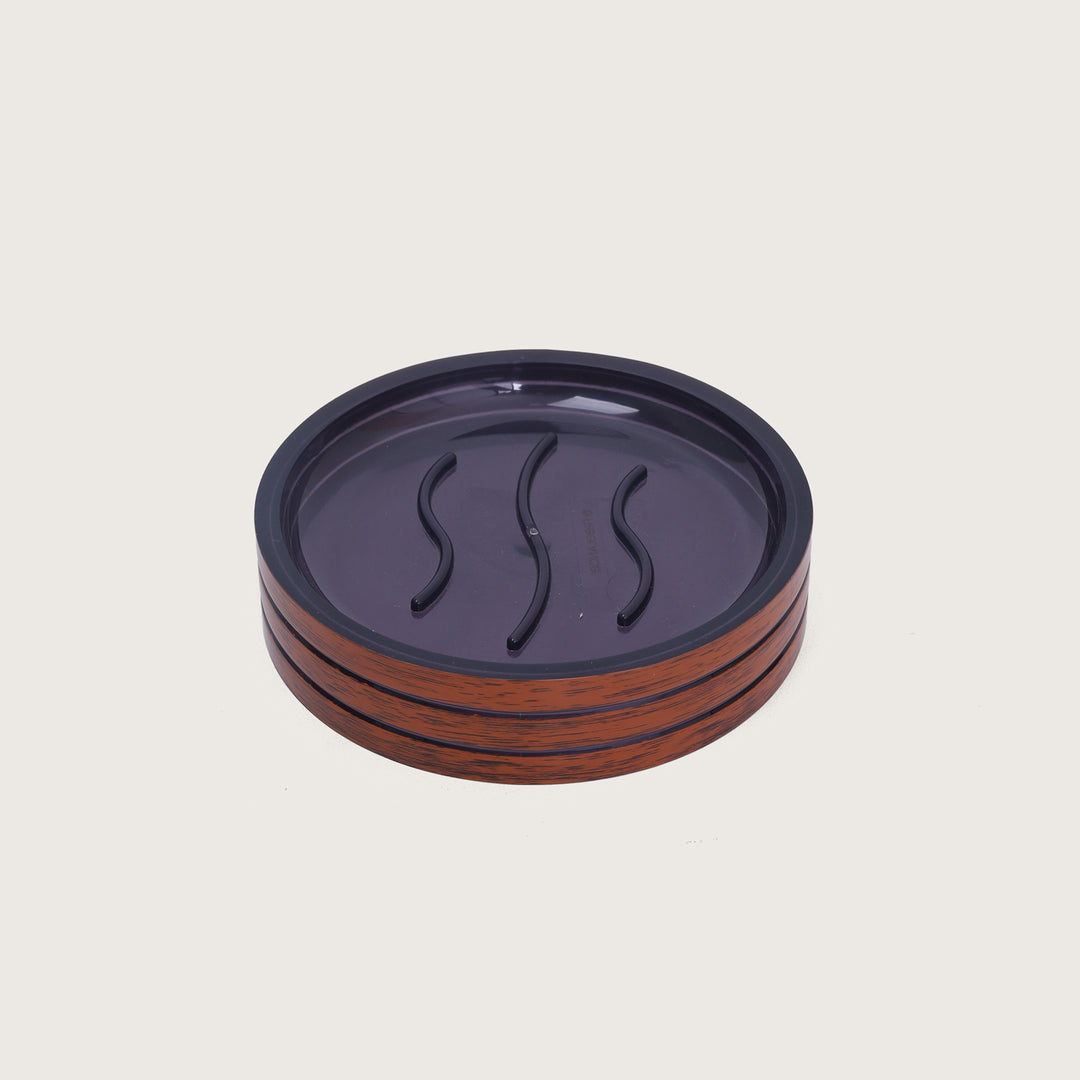 Miami Bathroom Set of 4 Pcs - Brown