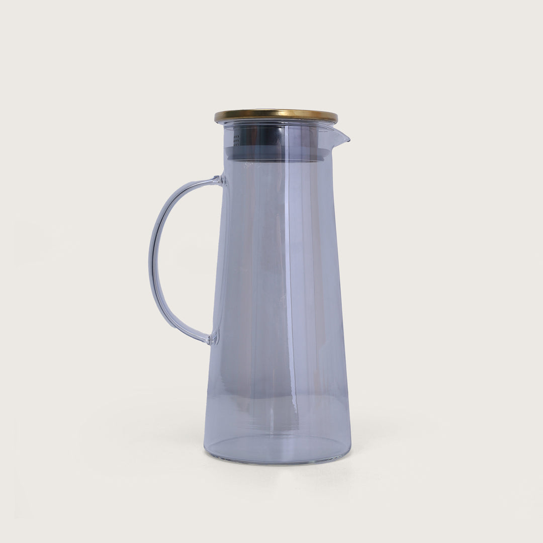 Jug with Glass Set of 7 Pcs - Black