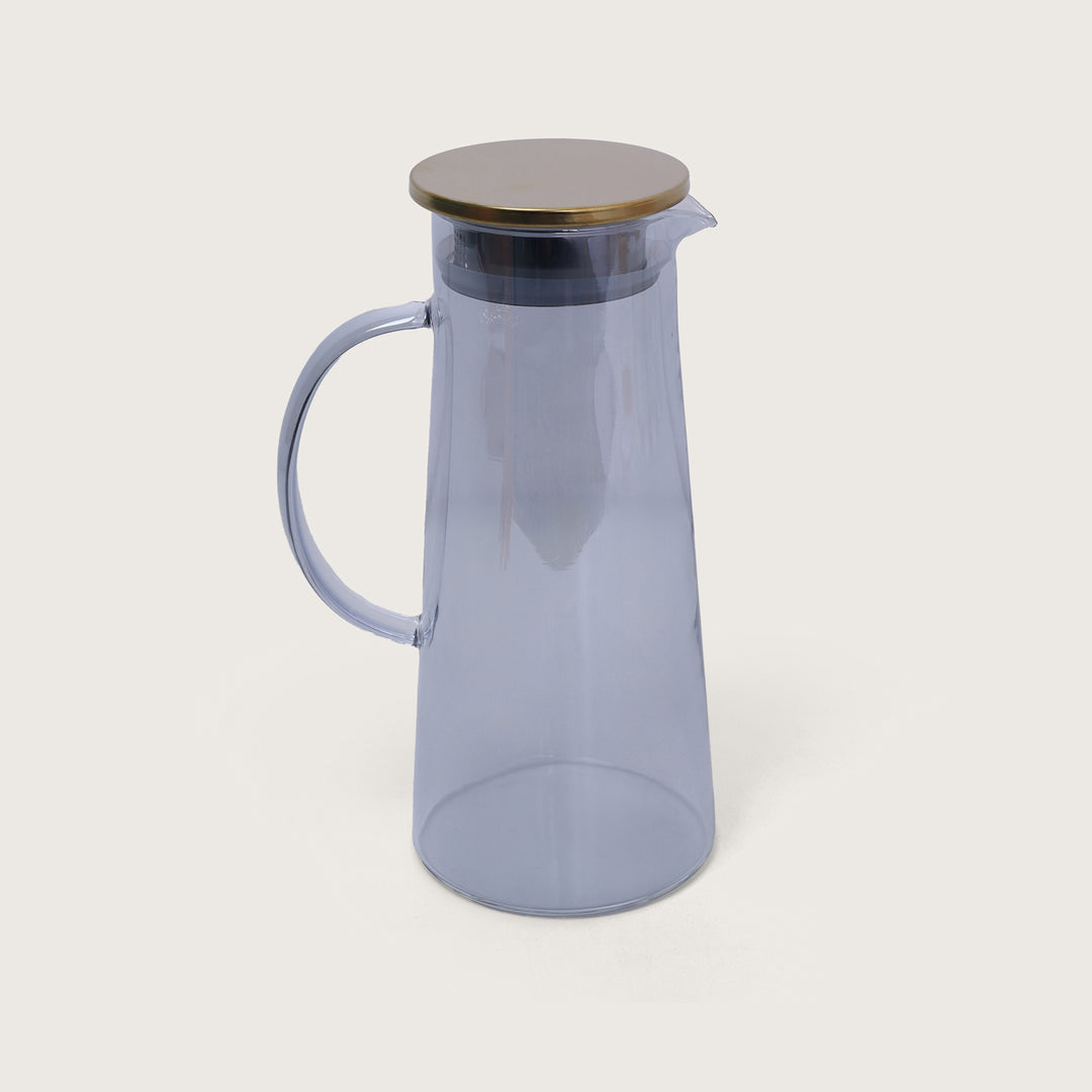 Jug with Glass Set of 7 Pcs - Black
