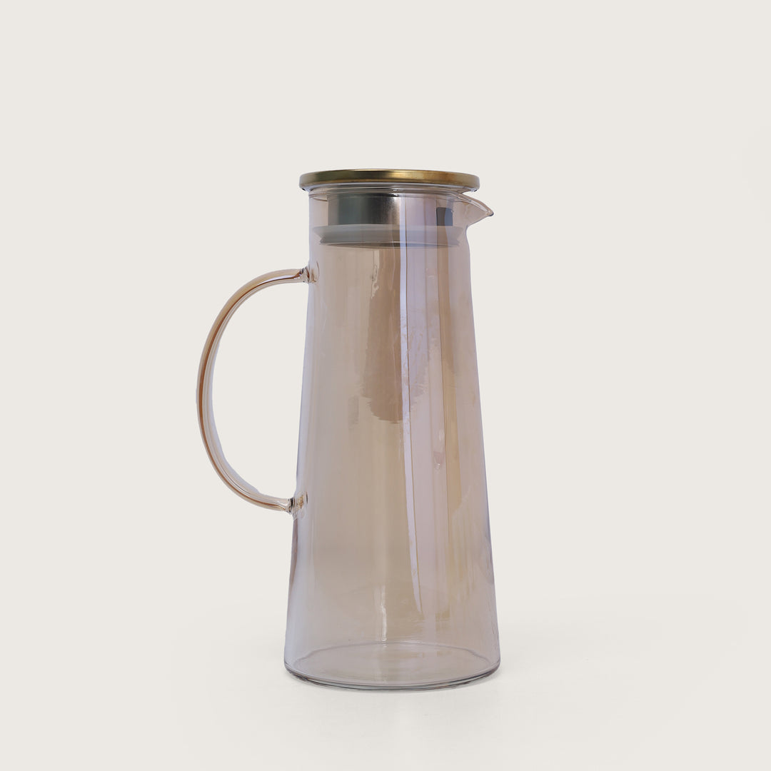 Jug with Glass Set of 7 Pcs - Golden