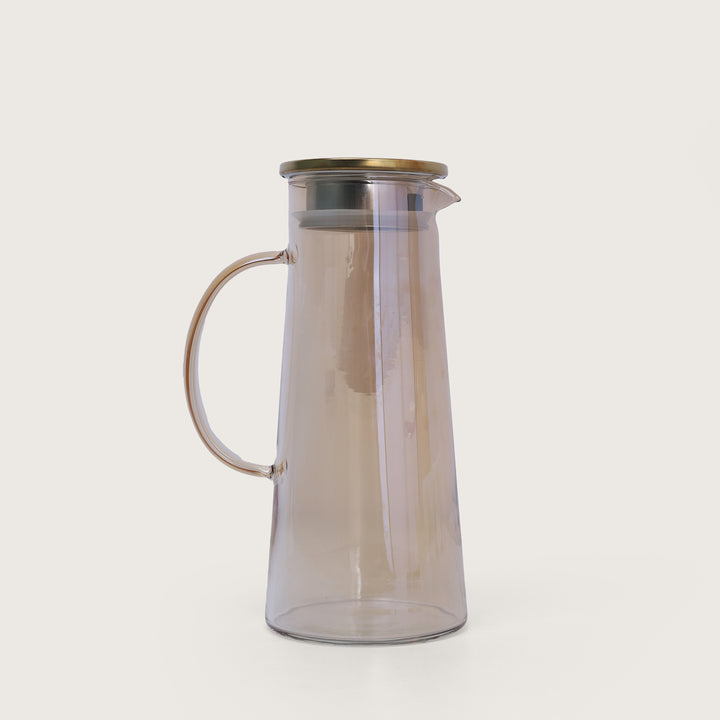 Jug with Glass Set of 7 Pcs - Golden