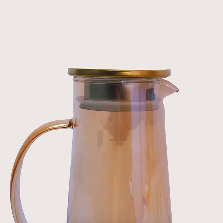 Jug with Glass Set of 7 Pcs - Golden