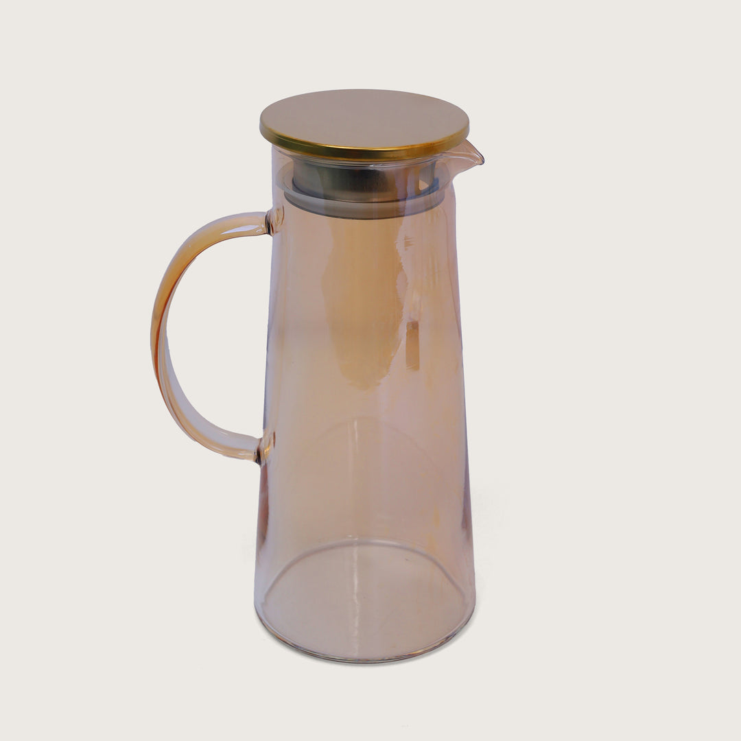 Jug with Glass Set of 7 Pcs - Golden