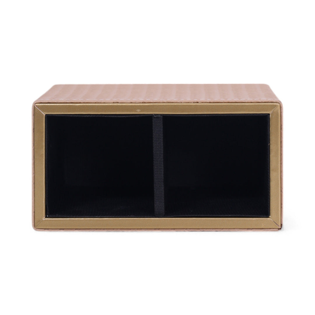 Leather Cutlery Stand With 2 Compartment