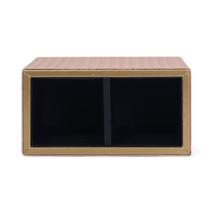 Leather Cutlery Stand With 2 Compartment