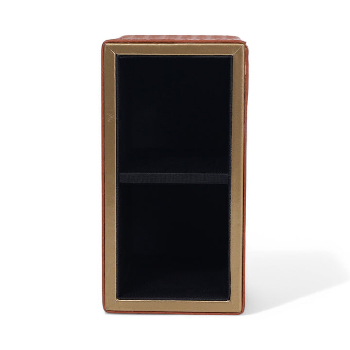 Leather Cutlery Stand With 2 Compartment