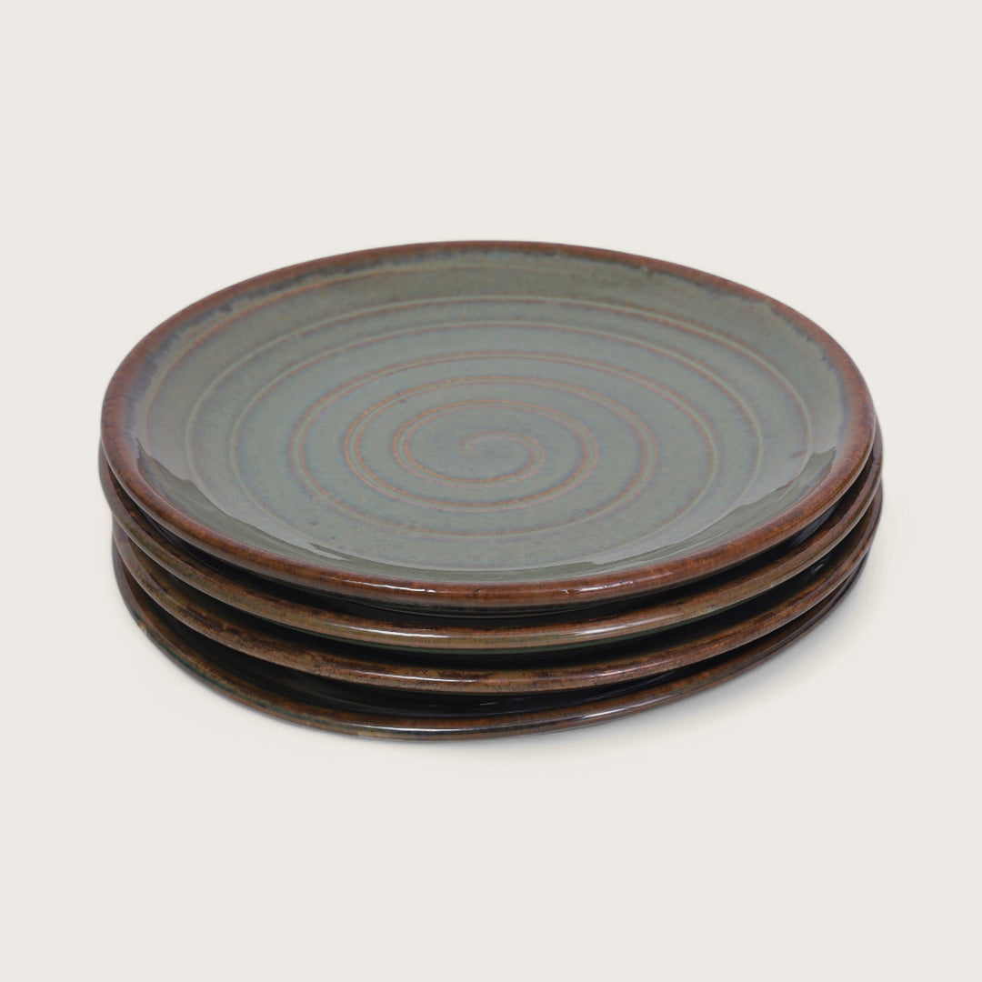 The Earth Quarter Plate: Set of 4