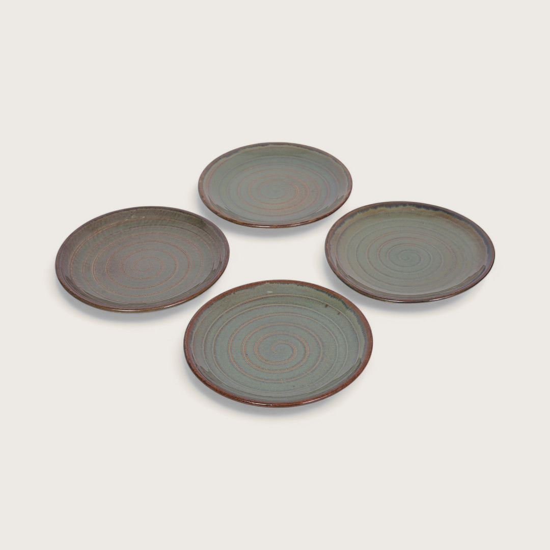 The Earth Quarter Plate: Set of 4