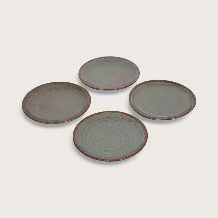 The Earth Quarter Plate: Set of 4