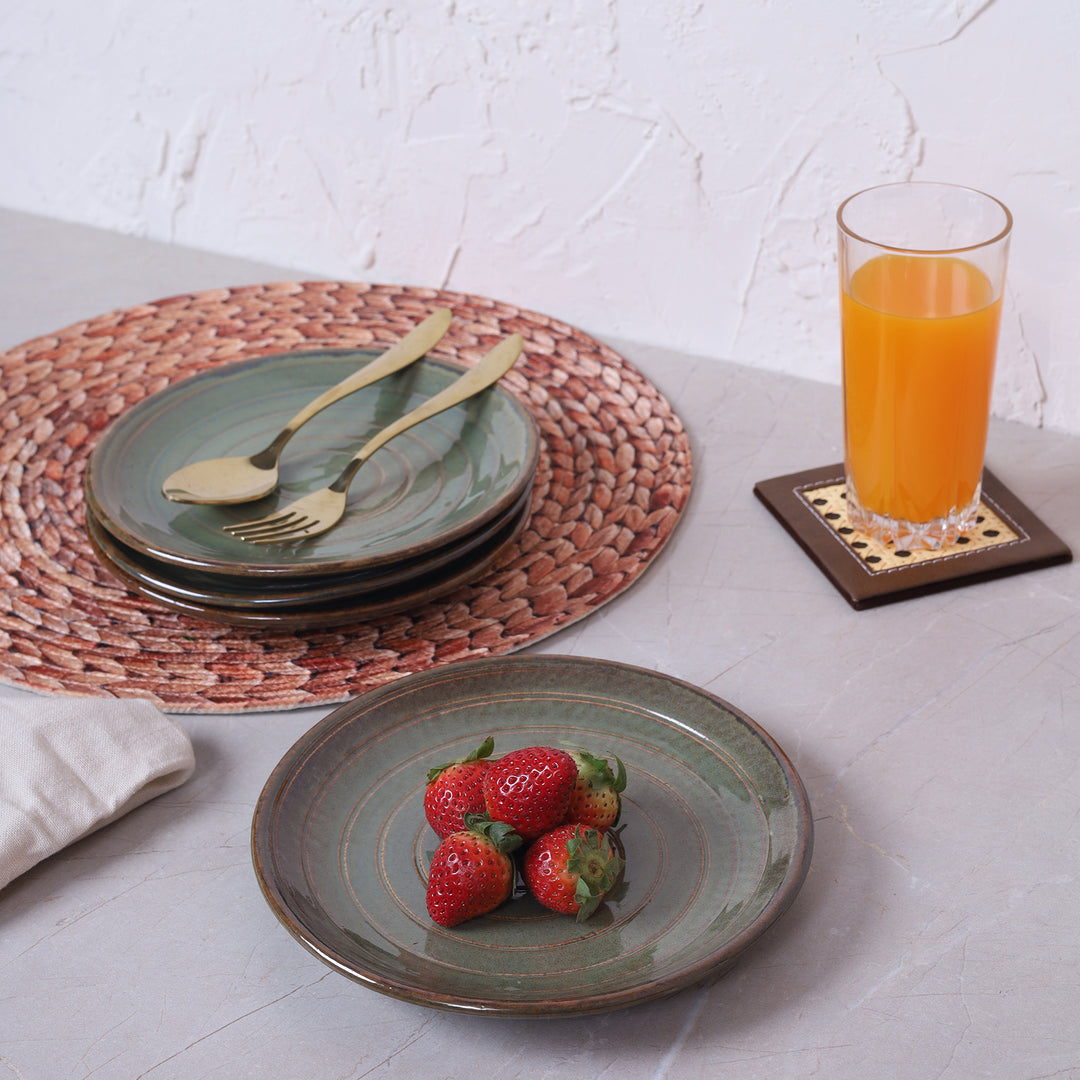 The Earth Quarter Plate: Set of 4