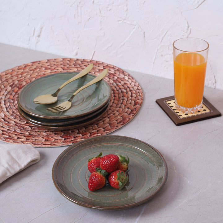 The Earth Quarter Plate: Set of 4