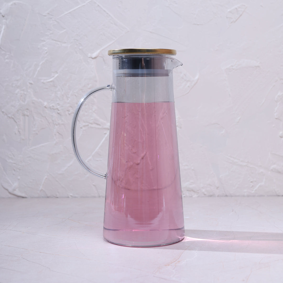 Jug with Glass Set of 7 Pcs - Black