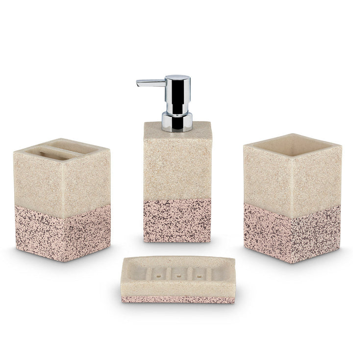 Soho Bathroom Set Of 4 - Peach