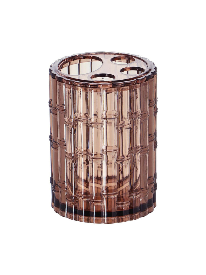 Crystal Bathroom Set of 4 - Brown