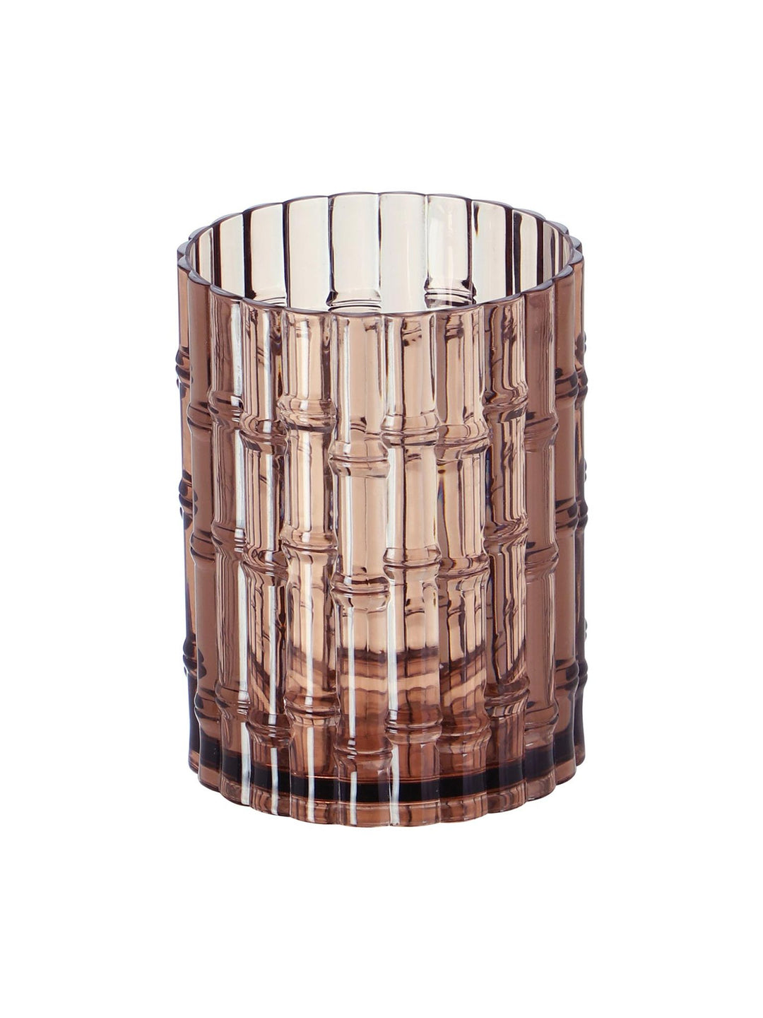 Crystal Bathroom Set of 4 - Brown